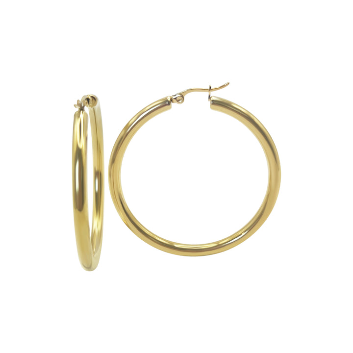 Classic Gold Hoops