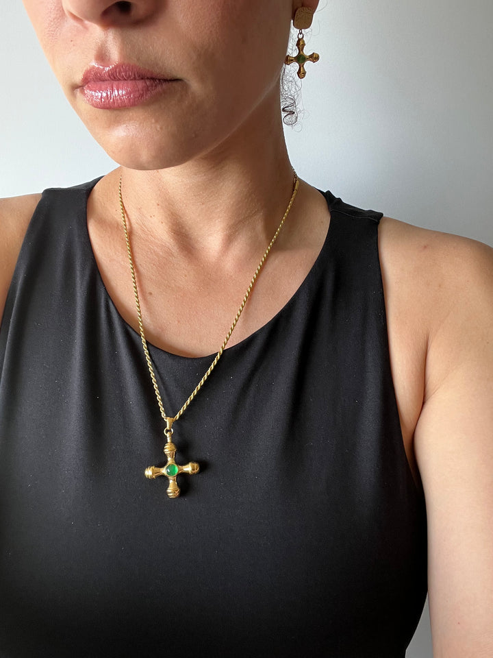 Cambria Cross Necklace