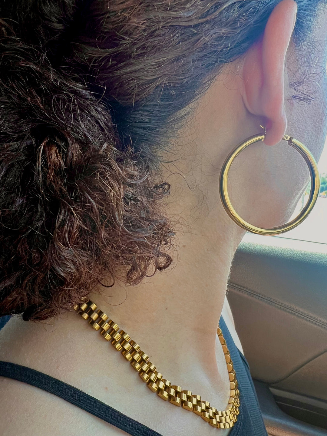 Classic Gold Hoops