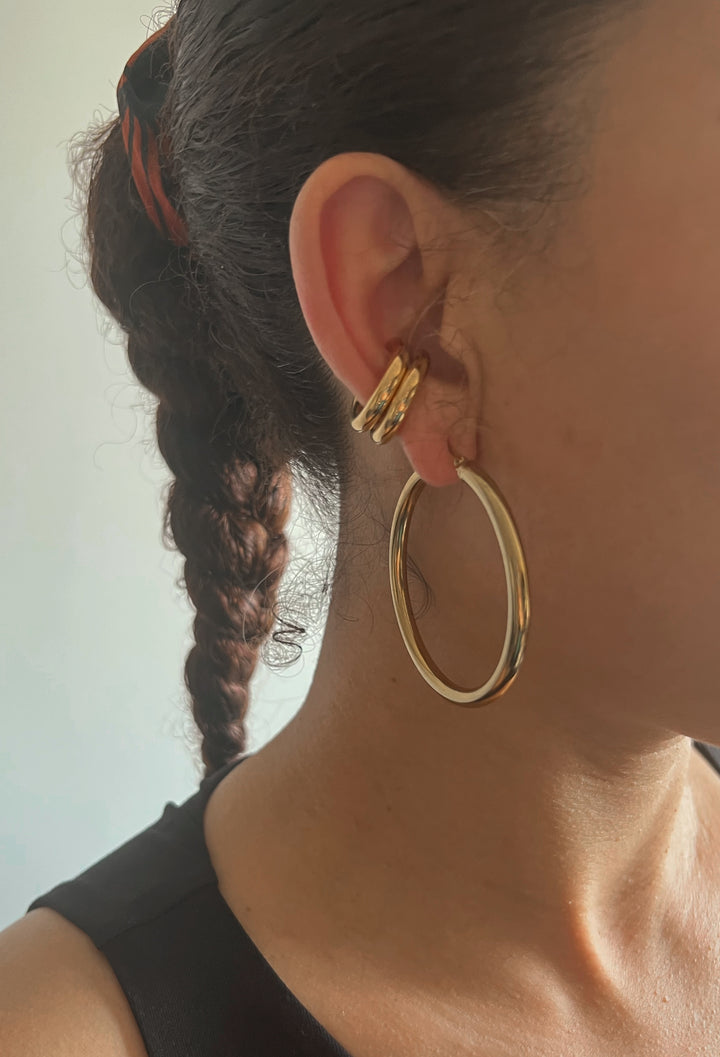 Classic Gold Hoops