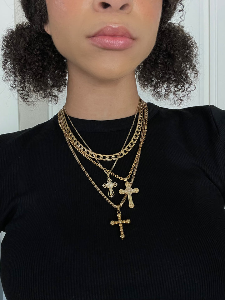 Carminia Cross Necklace