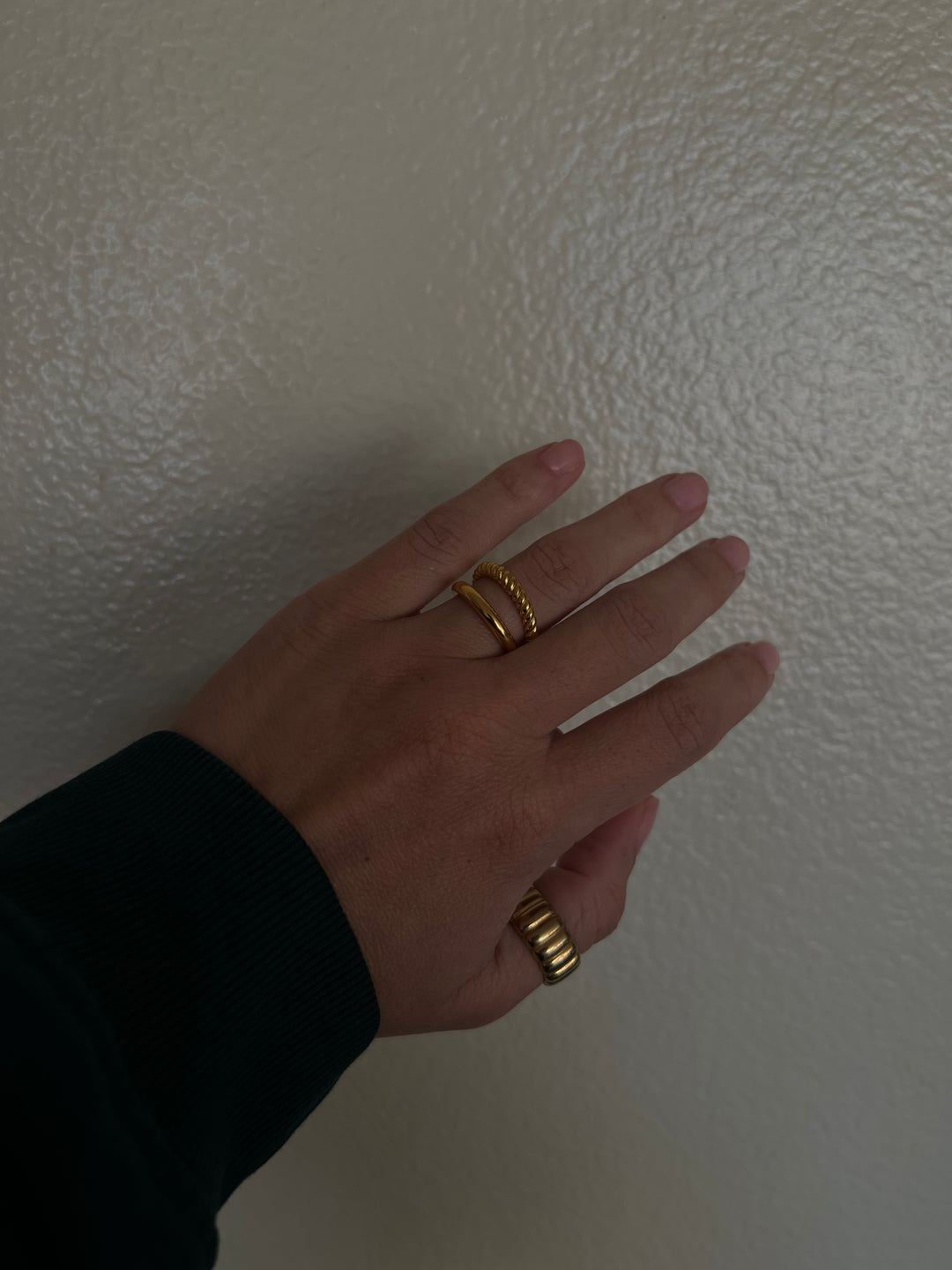 Double Layered Gold Ring